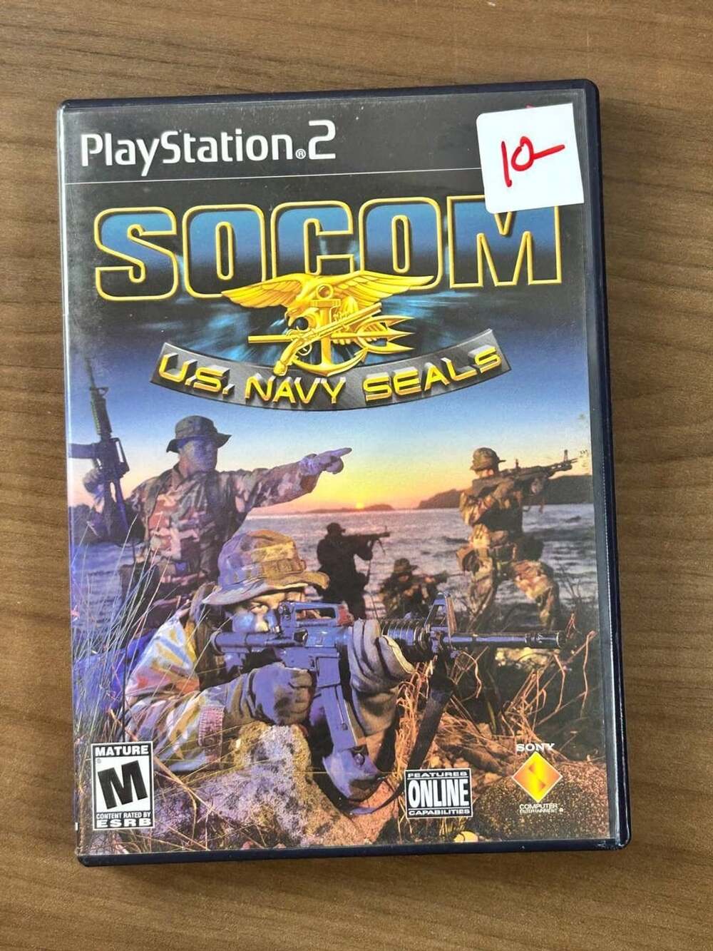 SOCOM U.S. Navy SEALs Sony PlayStation 2 PS2 Complete w/ Manual Black Label